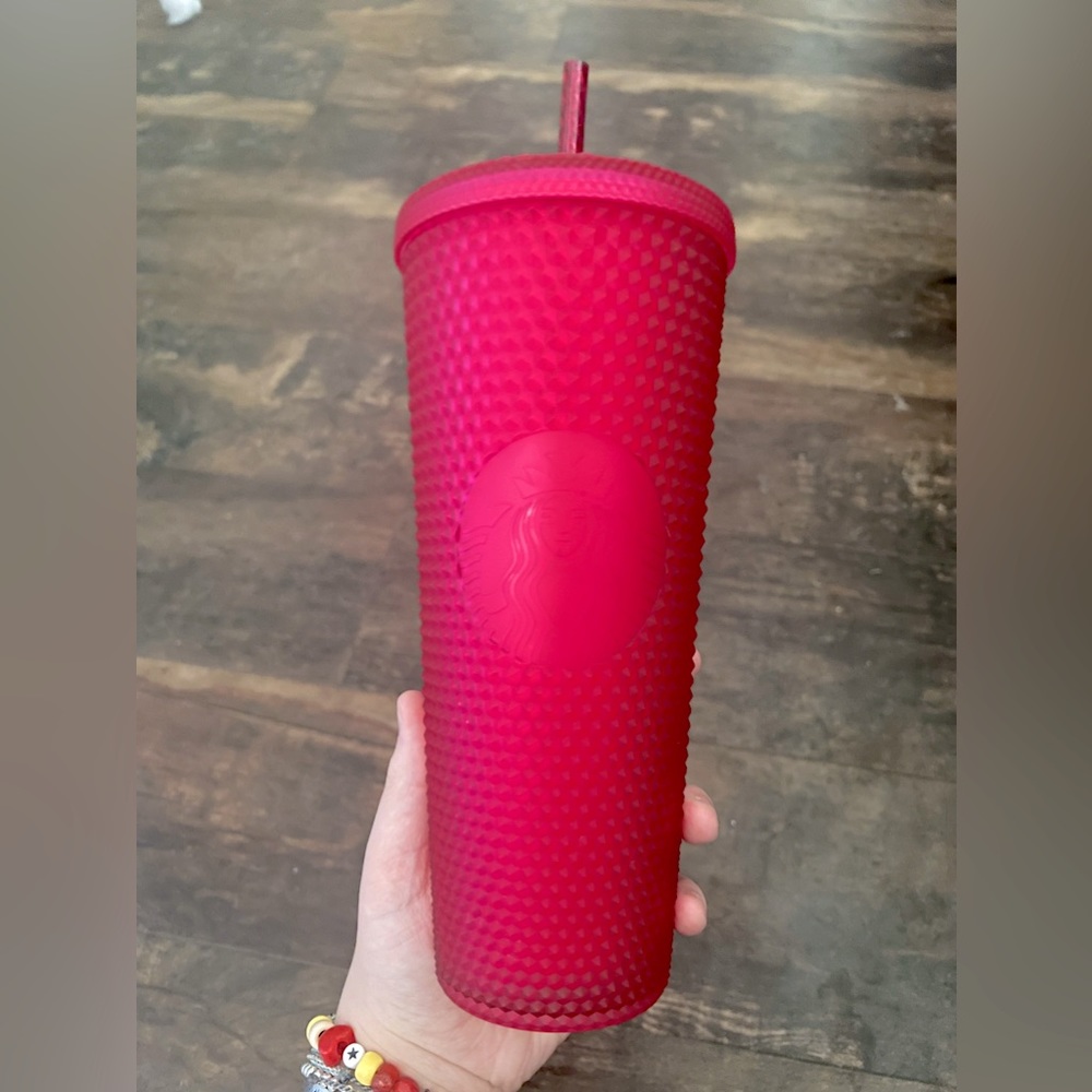 Starbucks hot pink cup